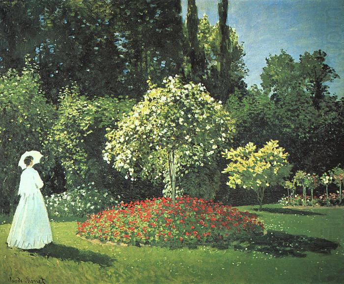 Claude Monet Jeanne-Marguerite Lecadre in the Garden china oil painting image